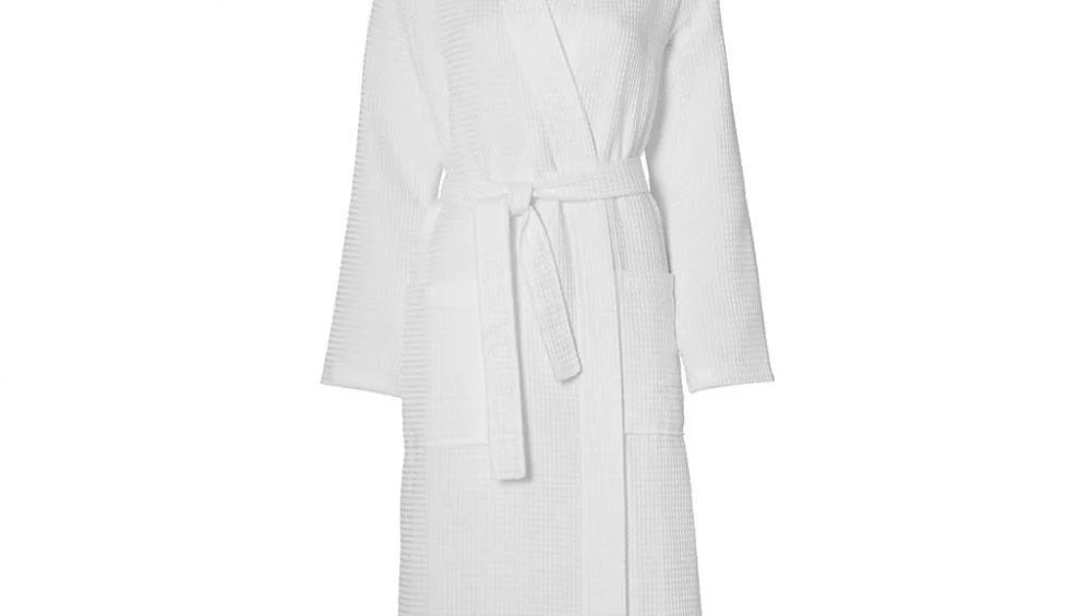 Kopalni plašč Waffle, bel